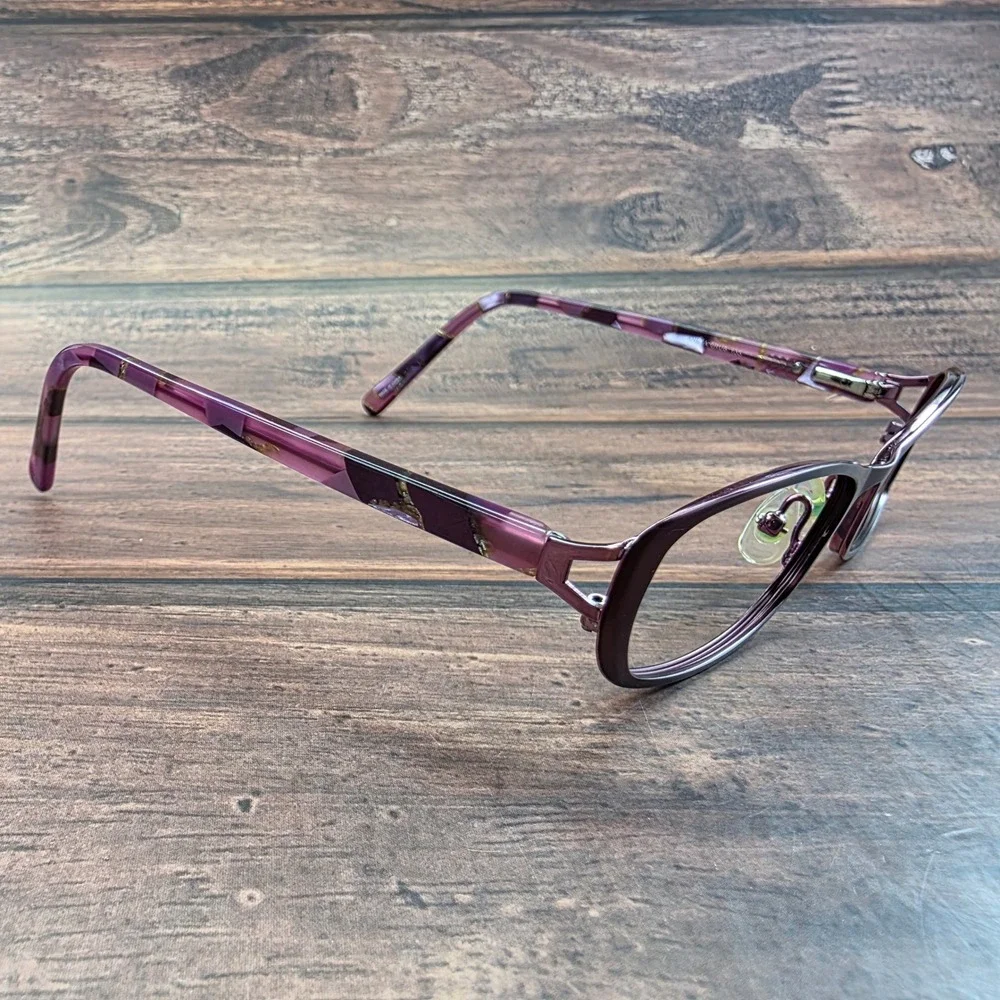 Banana Republic Aneta 0RU6‎ Plum Purple Rectangular Eyeglasses Frames 51-16-135